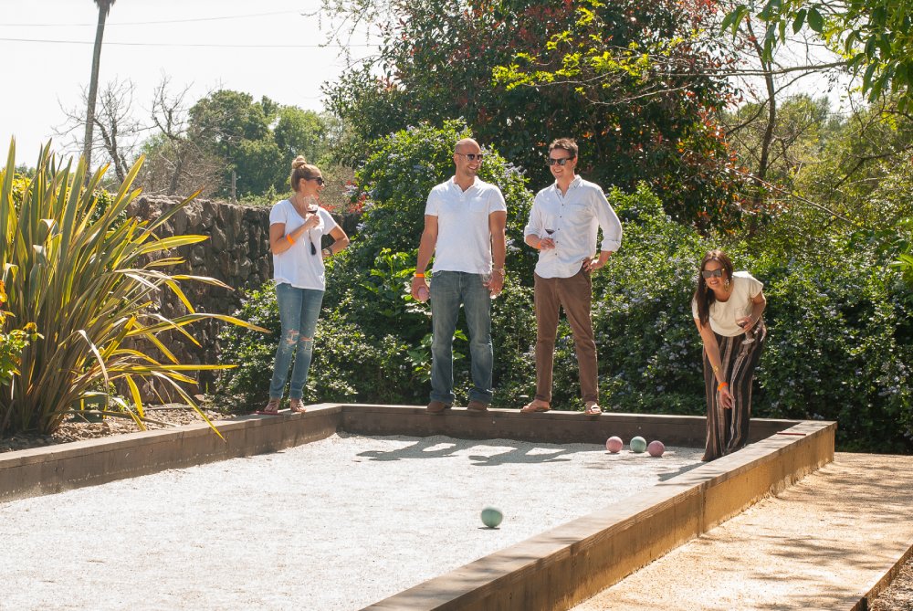 Bocce outdoor court