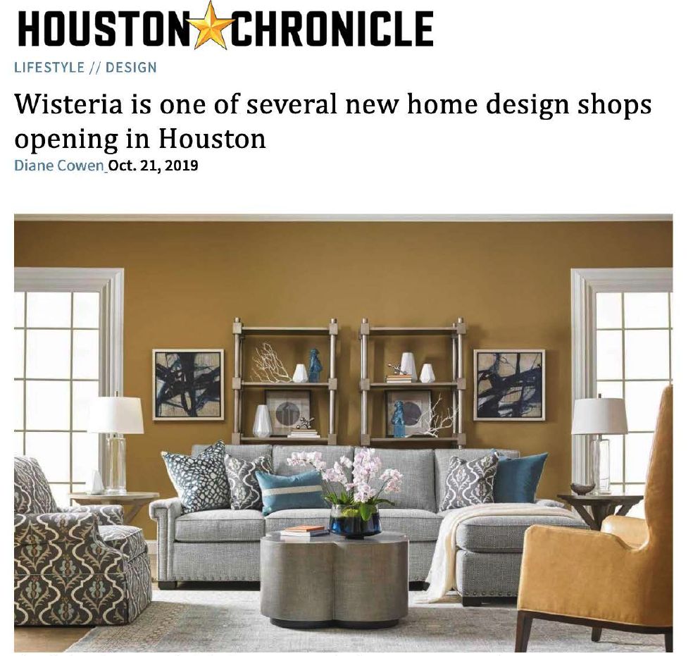 Wisteria Opening In Houston